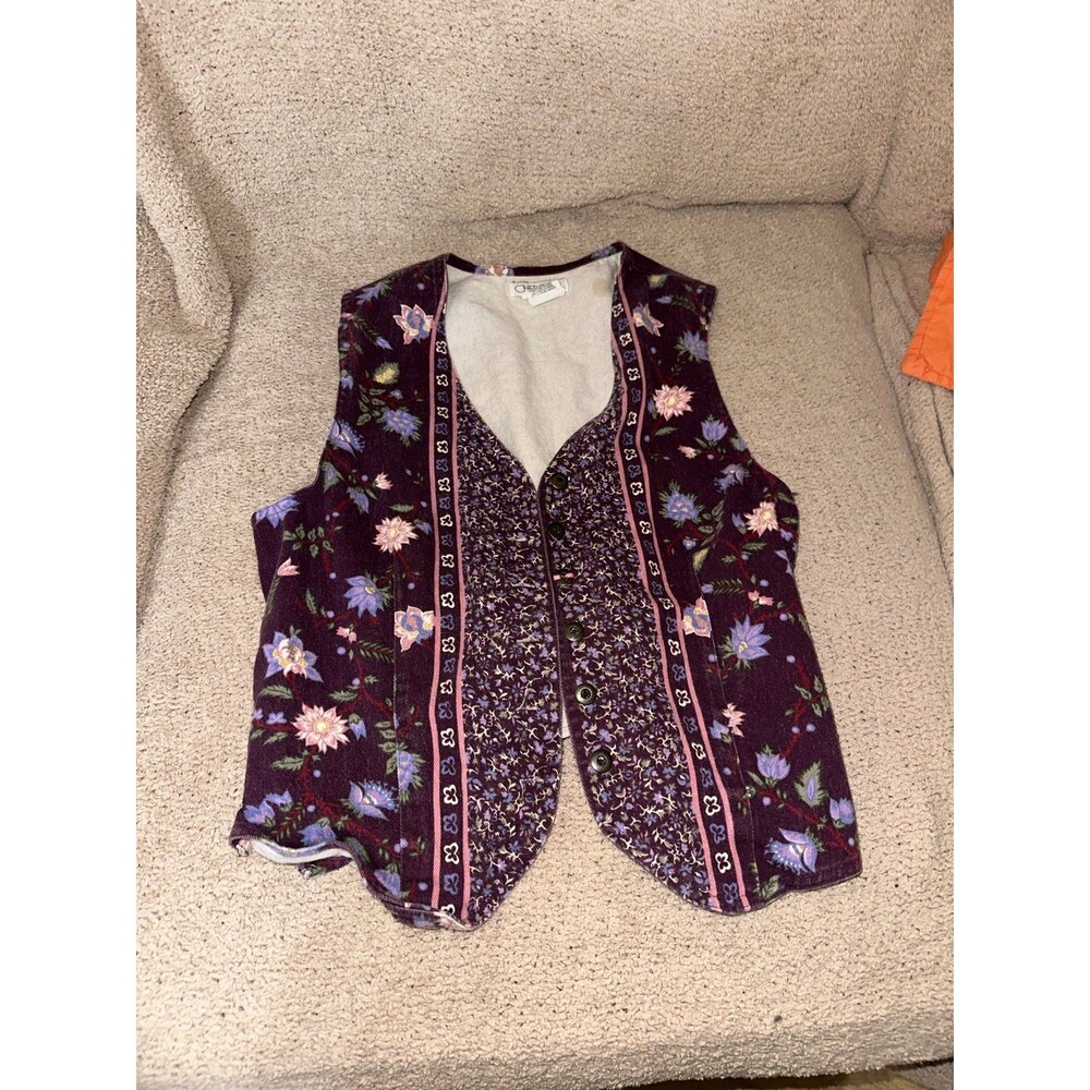 Cherokee purple vintage vest